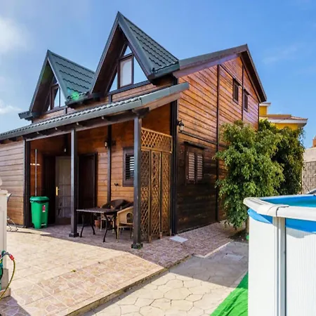 4br Candelaria Wooden House -pool Icoro